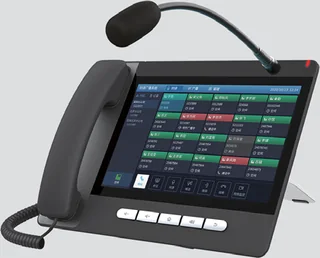 Console d’accueil IP A32i avec écran tactile et microphone